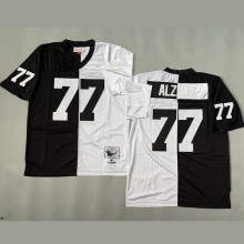 ALZADO #77 Men's Las Vegas Raiders Retro NFL Jersey 突袭者