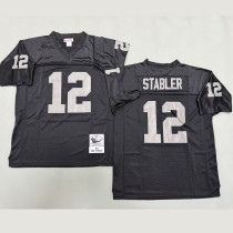 STABLER #12 Men's Las Vegas Raiders Retro NFL Jersey 突袭者