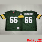 NITSCHKE #66 Green Bay Packers Retro Kids NFL Jersey 包装工