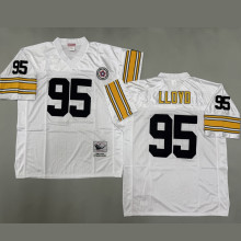 LLOYD #95 Men's Pittsburgh Steelers Retro NFL Jersey 钢人