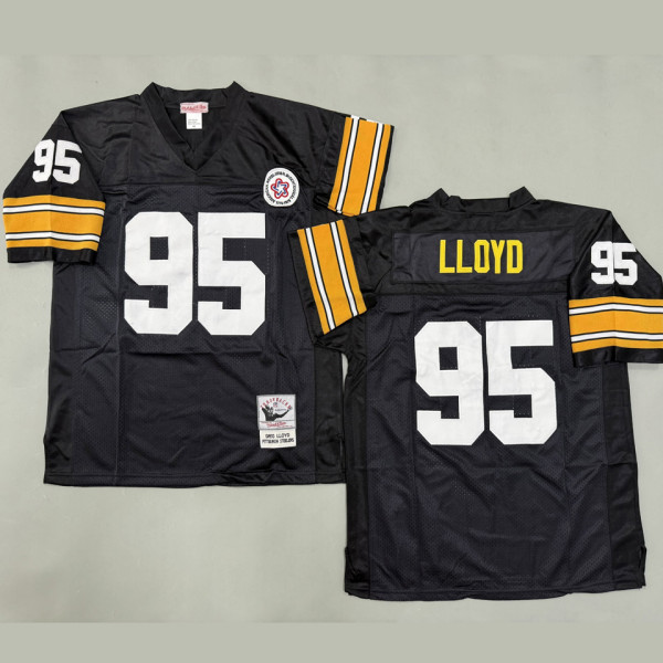 LLOYD #95 Men's Pittsburgh Steelers Retro NFL Jersey 钢人