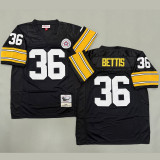 BETTIS #36 Men's Pittsburgh Steelers Retro NFL Jersey 钢人