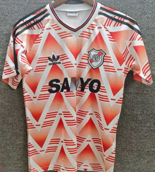 1994 River Plate Retro Fans Soccer Jersey