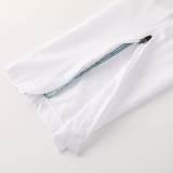 2026/27 Italy White Hoody Zipper Jacket