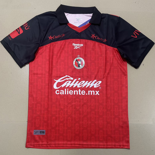 2026/27 Tijuana Home Red Black Fans Soccer Jersey