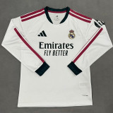 2026/27 RM Home White Fans Long Sleeve Soccer Jersey