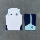 2026/27 Argentina White Vest Training Jersey (A Set)
