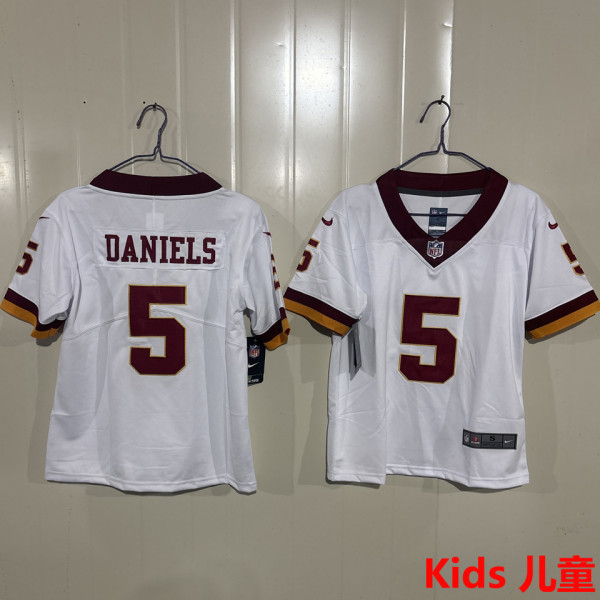 DANIELS #5 Washington Commanders Kids NFL Jersey 指挥官