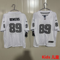 BOWERS #89 Las Vegas Raiders Kids NFL Jersey 突袭者