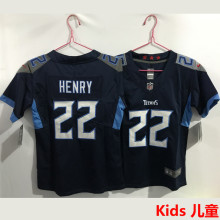 HENRY #22 Tennessee Titans Kids NFL Jersey 泰坦