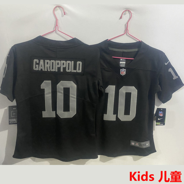 GAROPPOLO #10 Las Vegas Raiders Kids NFL Jersey 突袭者