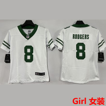 RODGERS #8 New York Jets Girl NFL Jersey 喷气机