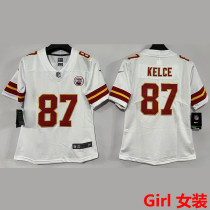 KELCE #87 Kansas City Chiefs Girl NFL Jersey 酋长
