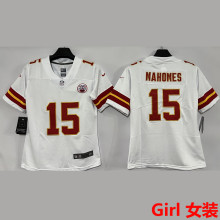 MAHOMES #15 Kansas City Chiefs Girl NFL Jersey 酋长