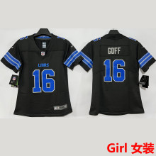 GOFF #16 Detroit Lions Girl NFL Jersey 雄狮