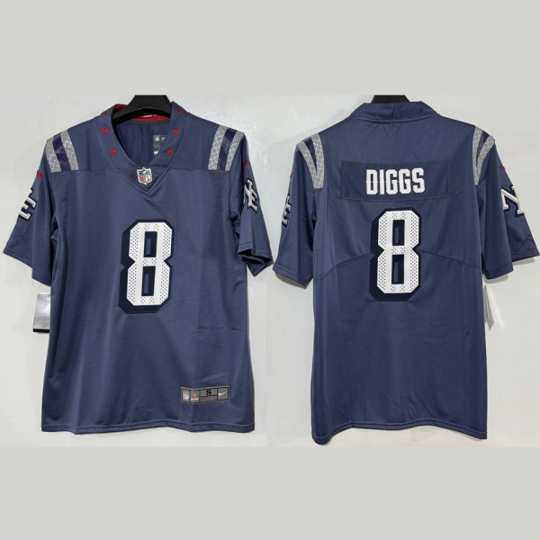 DIGGS #8 Men's New England Patriots NFL Jersey 爱国者