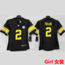 FIELDS #2 Pittsburgh Steelers Girl NFL Jersey 钢人