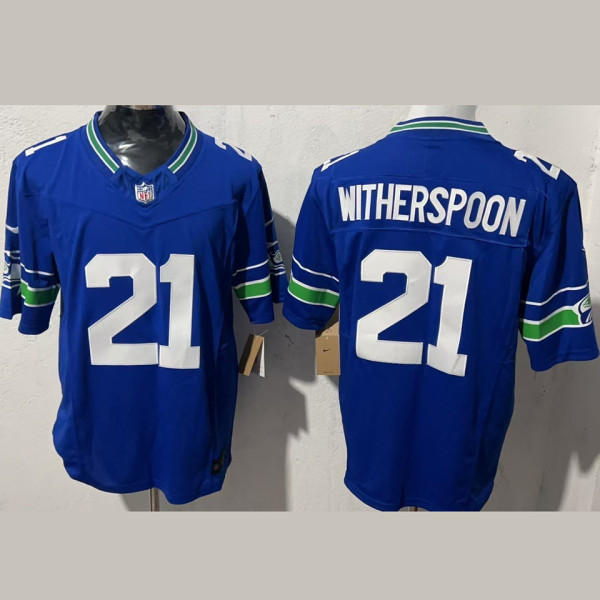 WITHERSPOON #21 Men's Seattle Seahawks NFL Jersey 海鹰
