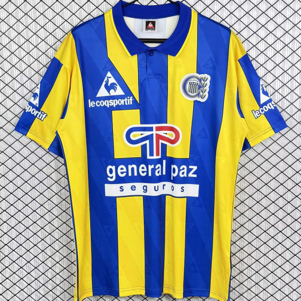 1995/1997 Rosario Central Home Retro Fans Soccer Jersey 罗萨里奥