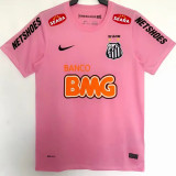 2012/13 Santos Pink Retro Soccer Jersey
