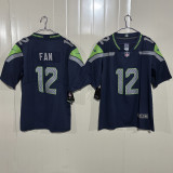 FAN #12 Men's Seattle Seahawks NFL Jersey 海鹰