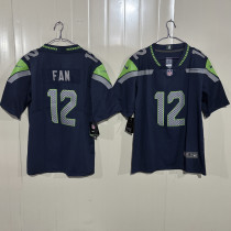 FAN #12 Men's Seattle Seahawks NFL Jersey 海鹰
