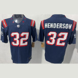 HENDERSON #32 Men's New England Patriots NFL Jersey 爱国者 (3代）