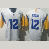 NACUA #12 Men's Los Angeles Rams NFL Jersey 公羊