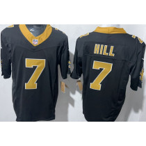HILL #7 Men's New Orleans Saints NFL Jersey 圣徒   (3代）