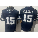 ELLIOTT #15 Men's Dallas Cowboys NFL Jersey 牛仔   (3代）