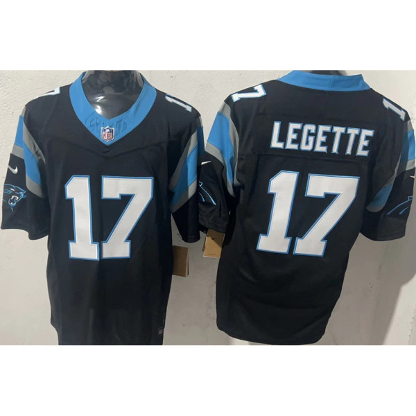 LEGETTE #17 Men's Carolina Panthers NFL Jersey 黑豹   (3代）