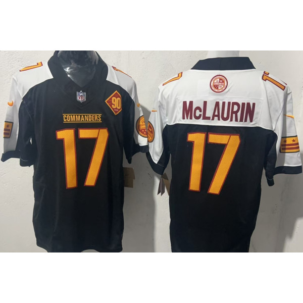 McLAURIN # 17 Men's Washington Commanders NFL Jersey 指挥官  (3代）