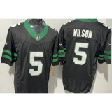 WILSON #5 Men's New York Jets NFL Jersey 喷气机   (3代）