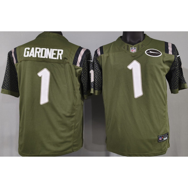 GARDNER #1 Men's New York Jets NFL Jersey 喷气机   (3代）