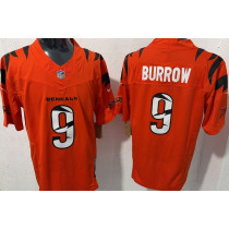 BURROW #9 Men's Cincinnati Bengals NFL Jersey 猛虎   (3代）