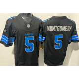 MONTGOMERY #5 Men's Detroit Lions NFL Jersey 雄狮     (3代）