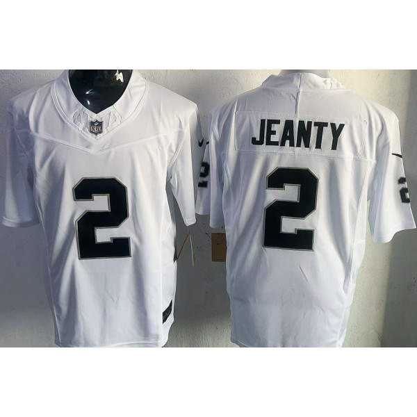 JEANTY #2 Men's Las Vegas Raiders NFL Jersey 突袭者   (3代）