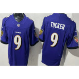 TUCKER #9 Men's Baltimore Ravens NFL Jersey 乌鸦  (3代）