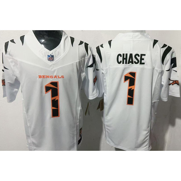 CHASER #1 Men's Cincinnati Bengals NFL Jersey 猛虎   (3代）