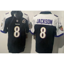 JACKSON #8 Men's Baltimore Ravens NFL Jersey 乌鸦  (3代）