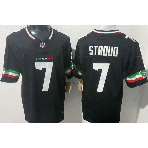 STROUD #7 Men's Houston Texans NFL Jersey 德州人    (3代）
