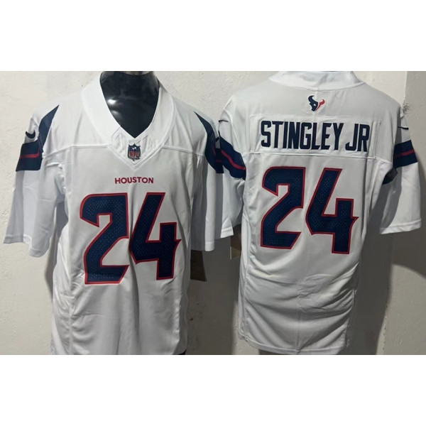 STINGLEY JR #24 Men's Houston Texans NFL Jersey 德州人    (3代）