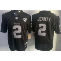 JEANTY #2 Men's Las Vegas Raiders NFL Jersey 突袭者   (3代）
