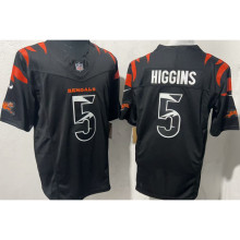 HIGGINS #5 Men's Cincinnati Bengals NFL Jersey 猛虎   (3代）