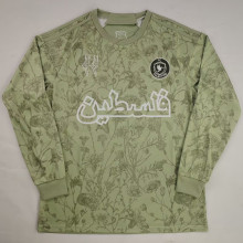 2026 FC Palestine Long Sleeve Fans Soccer Jersey 阿拉伯文