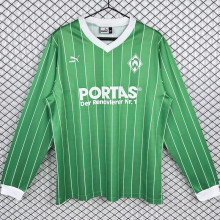 1988/1989 Werder Bremen Away Green Long Sleeve Soccer Jersey