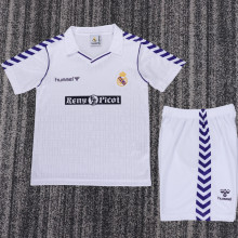 1988/1990 RM Home White Retro Kids Soccer Jersey