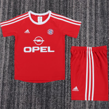 2001/2002 BFC Home Red Retro Kids Soccer Jersey