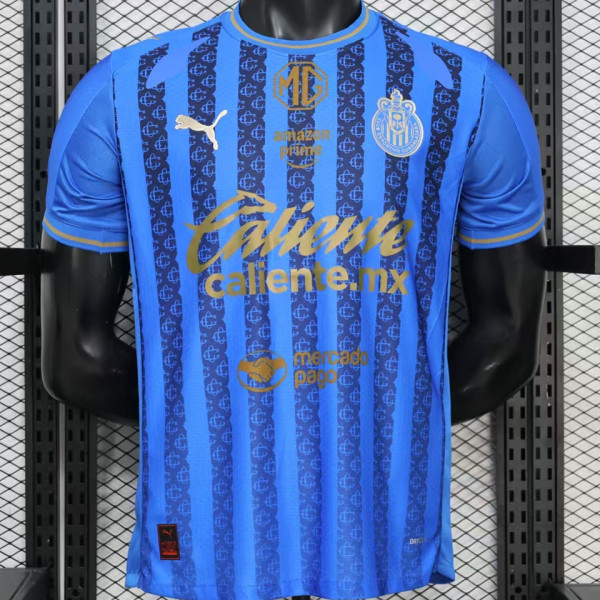 2025/26 Chivas Third Blue Player Version Soccer Jersey 球员版