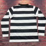 2025/26 JUV 4TH White And Blalck Fans Long Sleeve Soccer Jersey